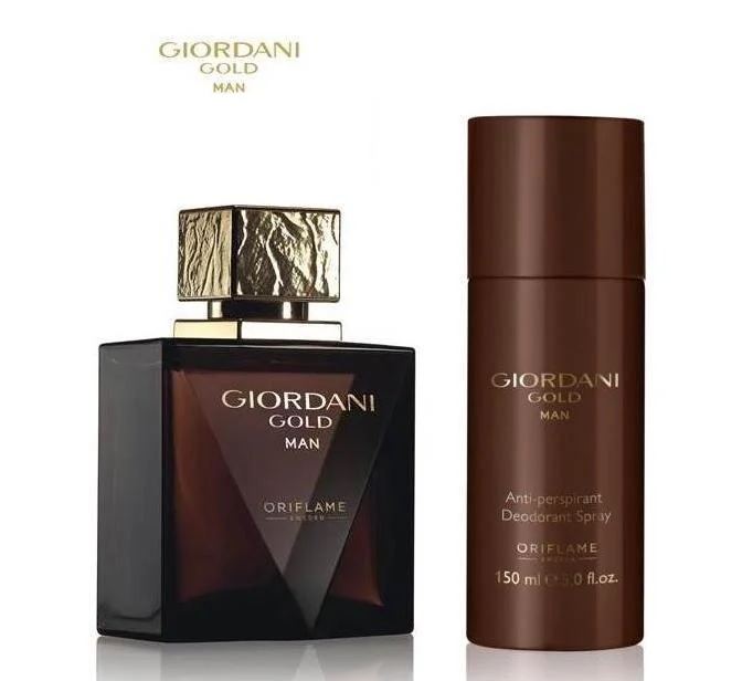 Deodorant Set Giordani Gold Man Oriflame Giordani Gold Man